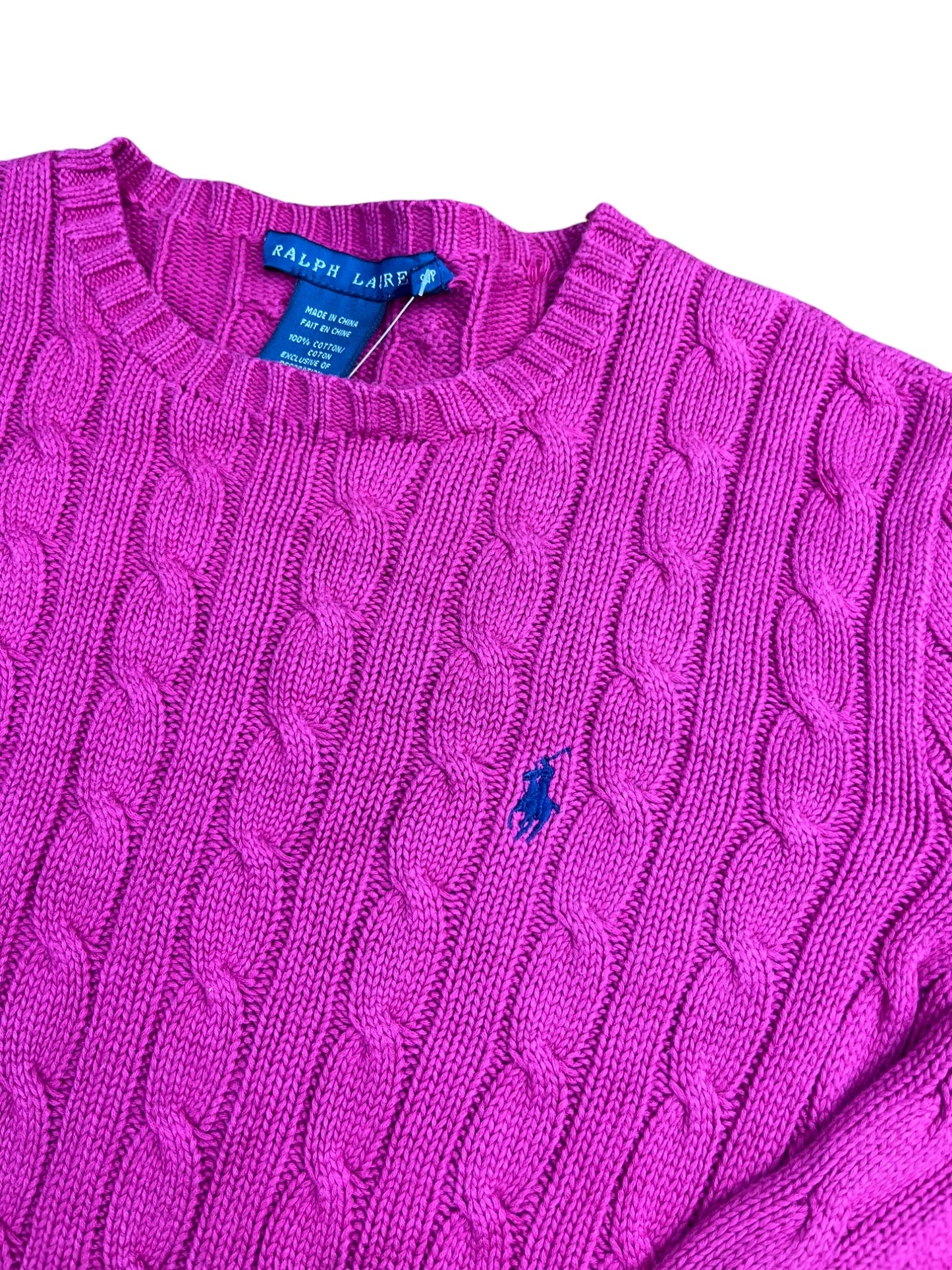 Ralph Lauren S-Women's Cable Sweater