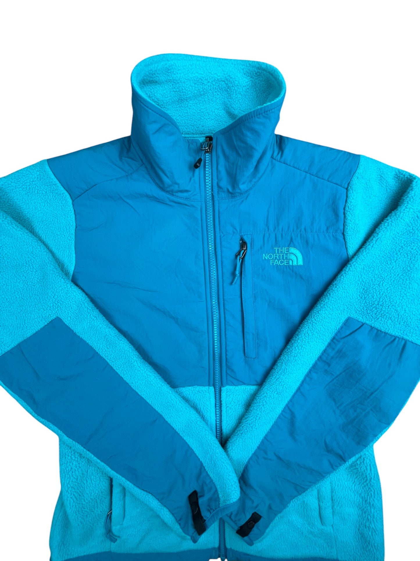 polaire north face bleu